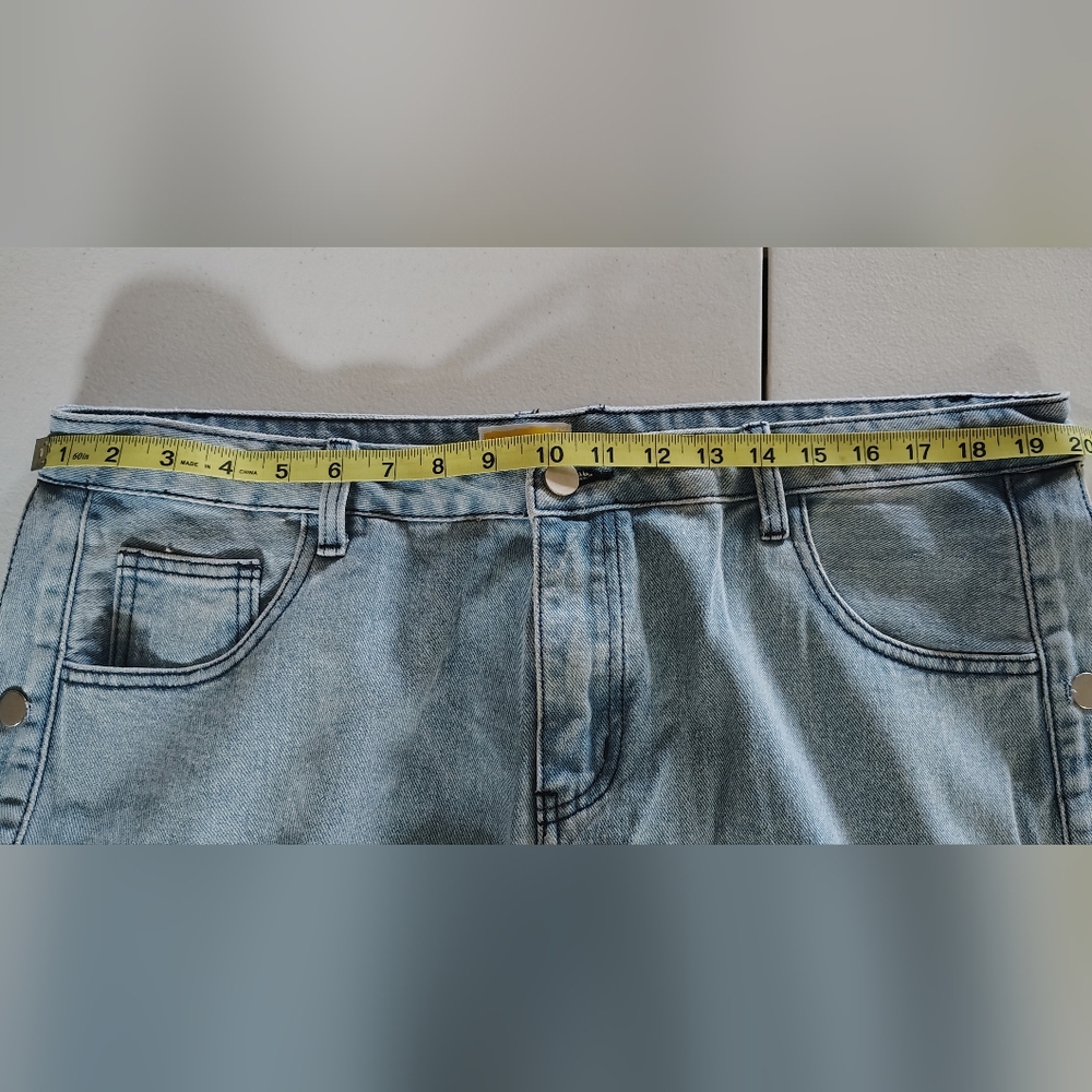 Highlight Oh Snap Side Wide Leg Statement Jeans – 2X (Approx Size 14–16) - Picture 6 of 8